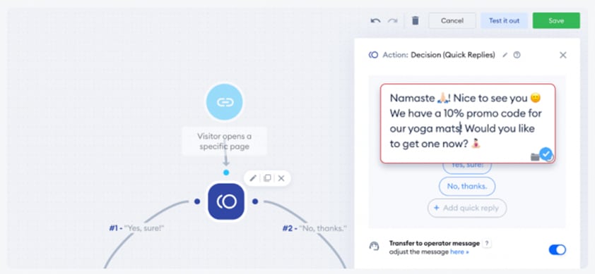 Tidio Chatbot Monitor